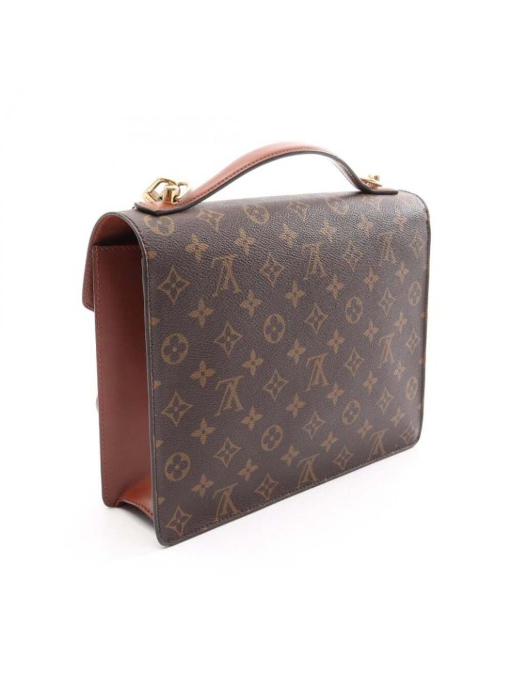 Louis Vuitton Handbag Monceau 2-Way Canvas Leather 28 - Picture 2 of 11